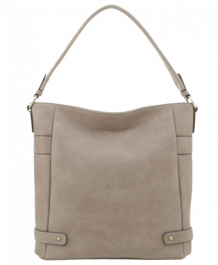 Jessie & James Selina Concealed Carry Hobo Handbag Dark Stone (13.25x13x5.4)