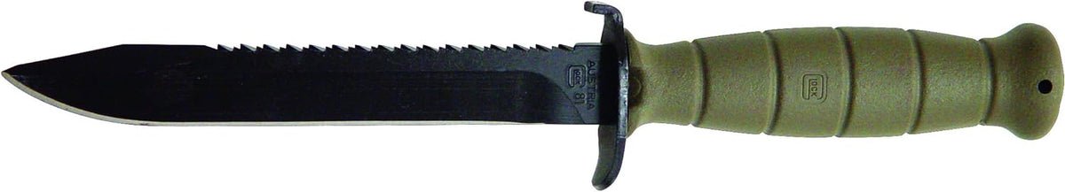 Glock Field Knife with Root Saw Sheath Pkg Olive Color