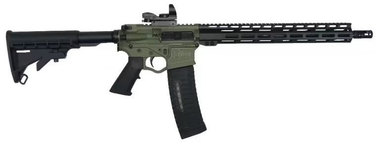 ATI OMNI Hybrid RIA 5.56 NATO 16-Inch Barrel 15-Inch M-LOK Handguard 60RD BFG Sight M4 Stock Black