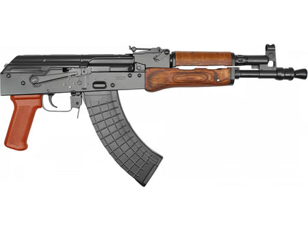 Pioneer Arms Hellpup AK Pistol, 7.62x39mm, Polish Laminated Wood Furniture, Includes Two 30-Round Magazines