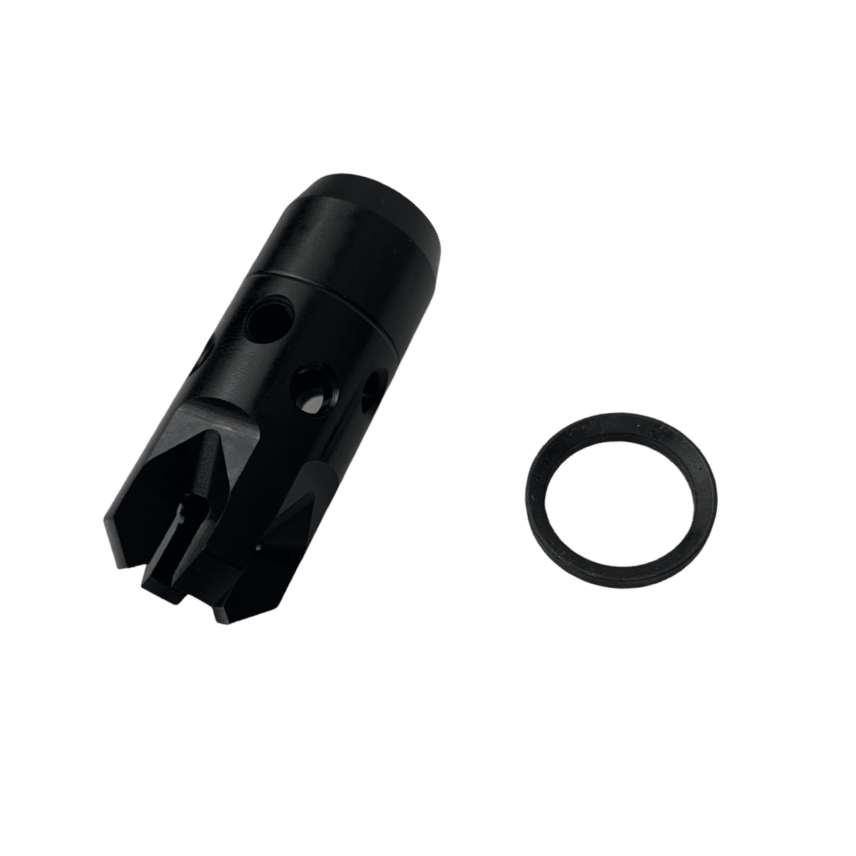 M+M Ind Chaos Muzzle Brake - 5/8x24 Right Hand Thread, Crush Washer