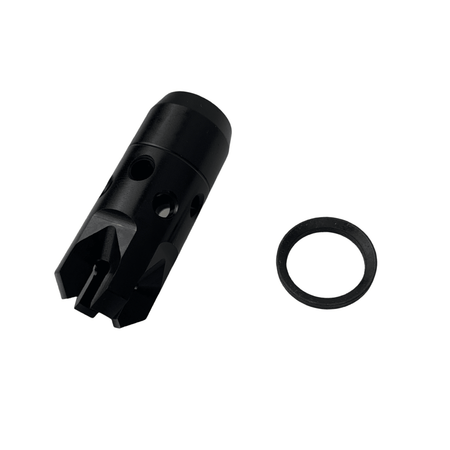 M+M Ind Chaos Muzzle Brake - 5/8x24 Right Hand Thread, Crush Washer
