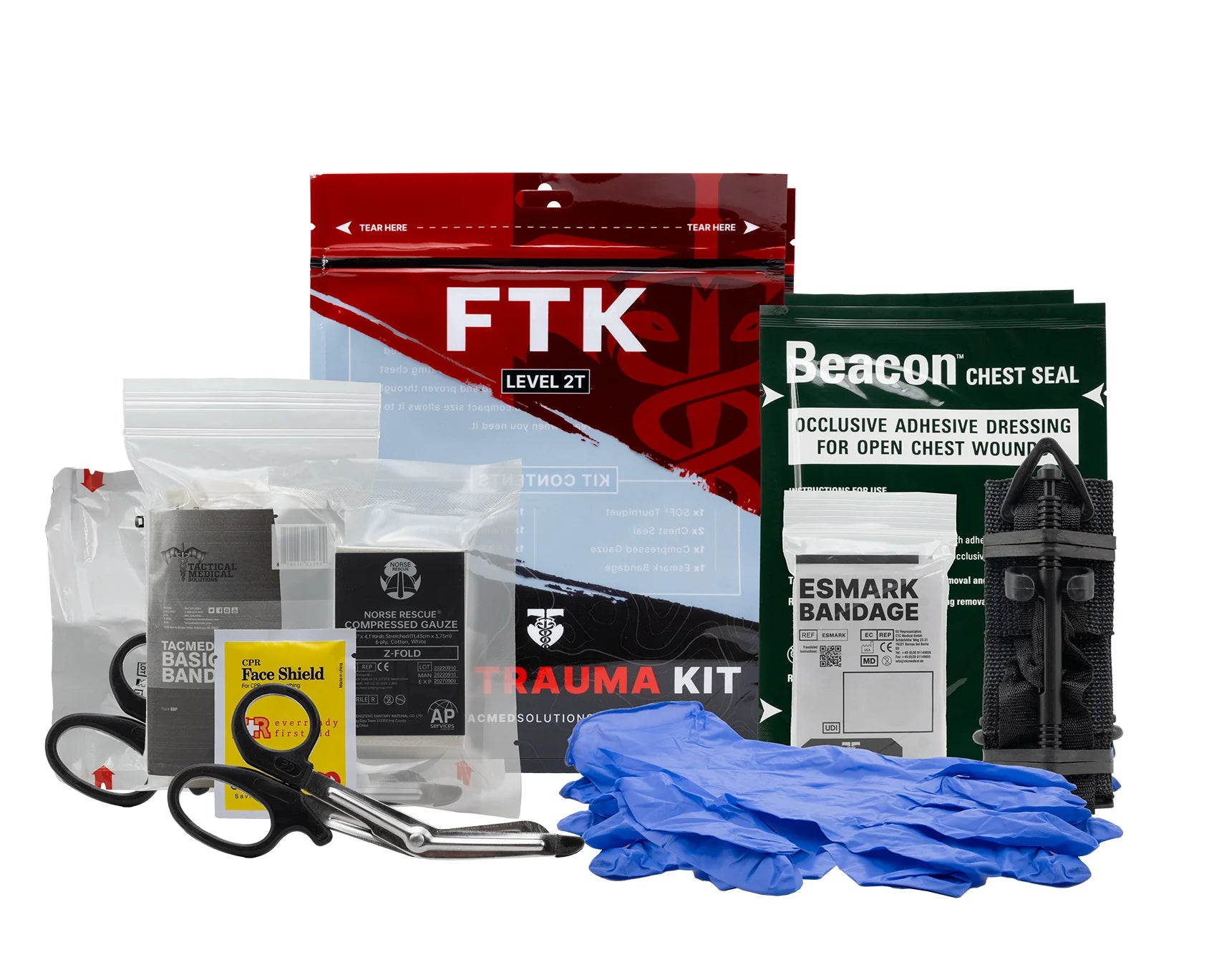 TacMed Solutions Level 2T SOF Tourniquet Field Trauma Kit