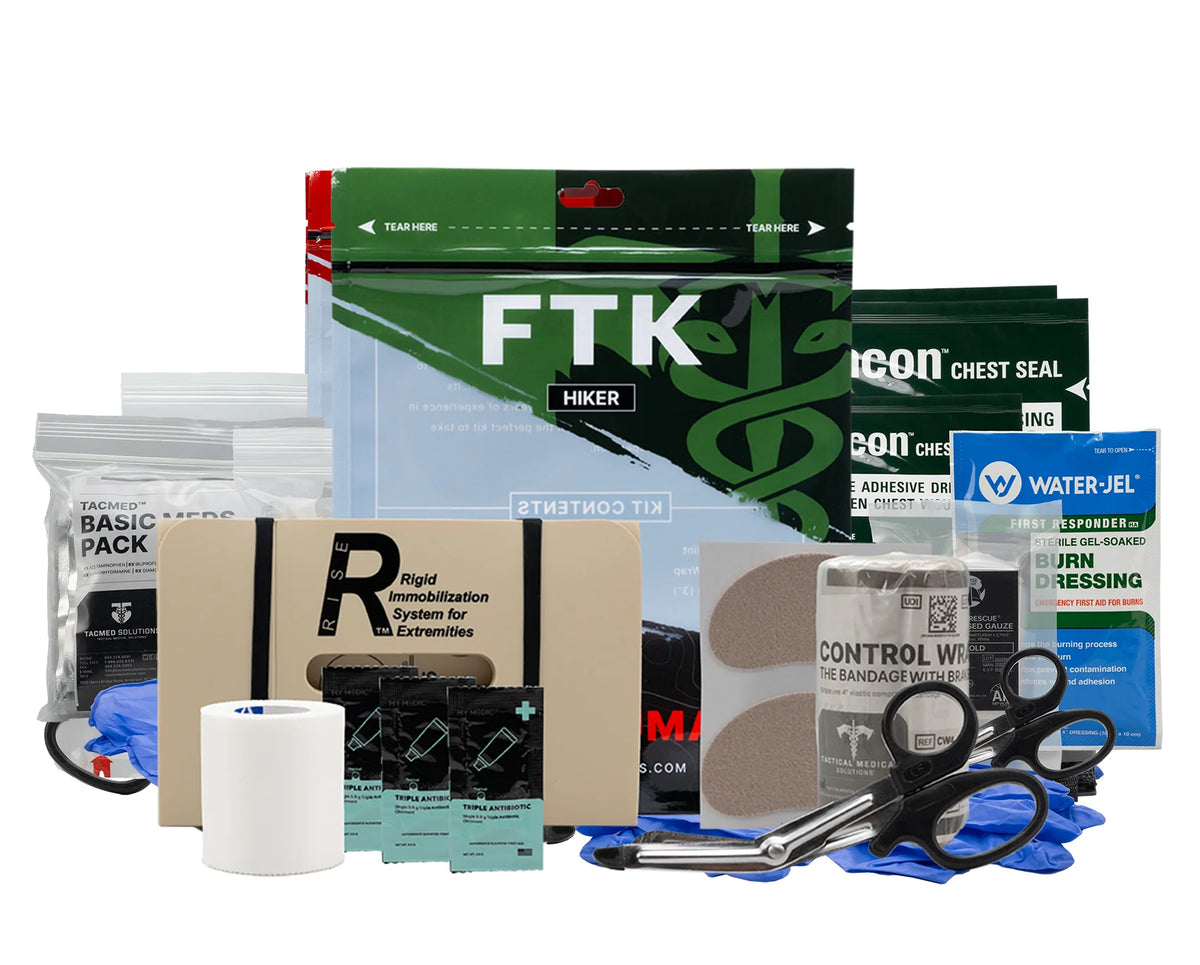 TACMED Solutions Hiker Level Field Trauma First Aid Kit