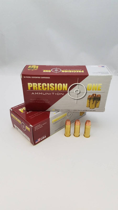 Precision One .44 S&W Special Handgun Ammo  Soft Point JSP 240 grain 