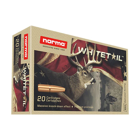 Norma .270 Winchester Rifle Ammo WHITETAIL Pointed Soft Point JSP 130 grain 