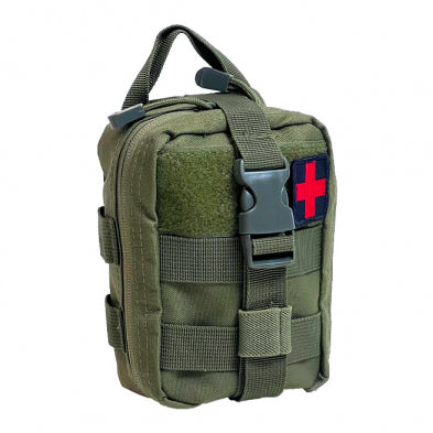NcStar OD Green MOLLE Compact Trauma Kit 1 with Red Cross Patch