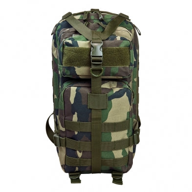 NcStar 4-Pocket Small Nylon Backpack Woodland Camo