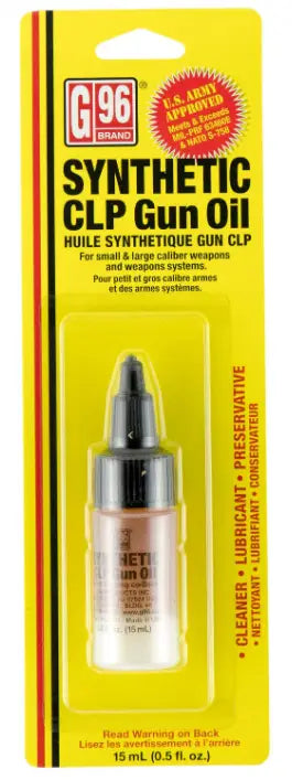 G-96 Mil Spec Synthetic CLP Gun Oil 0.5 oz 12 Pack