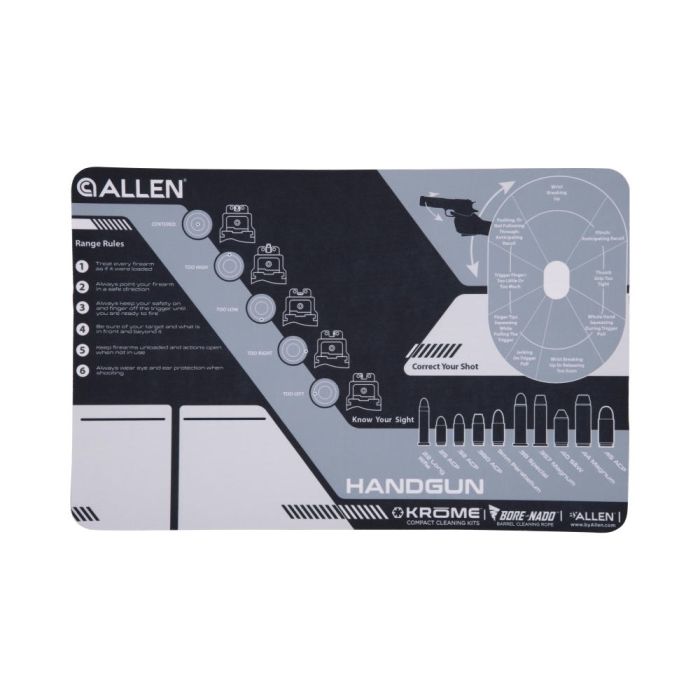 Allen Range or Cleaning Mat for Handguns