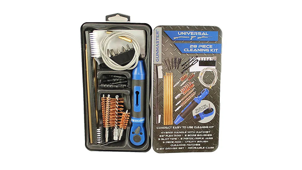 DAC GunMaster Slim Line 15PC Ratchet Handle Cleaning Kit in Metal Case