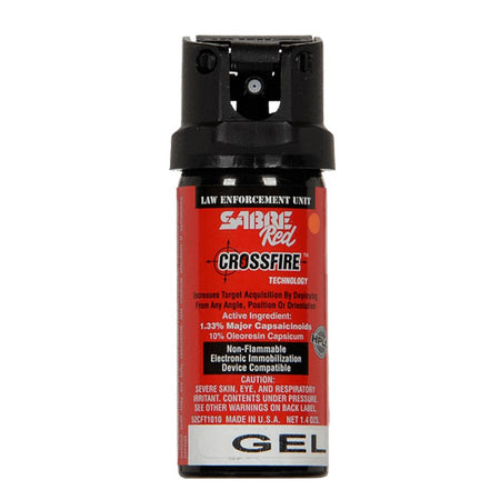 SABRE LAW RED 1.4 oz Crossfire Gel MK-2 Spray 25PK