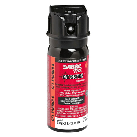 SABRE LAW RED Crossfire 1.5 oz MK-3 Gel Spray 25PK