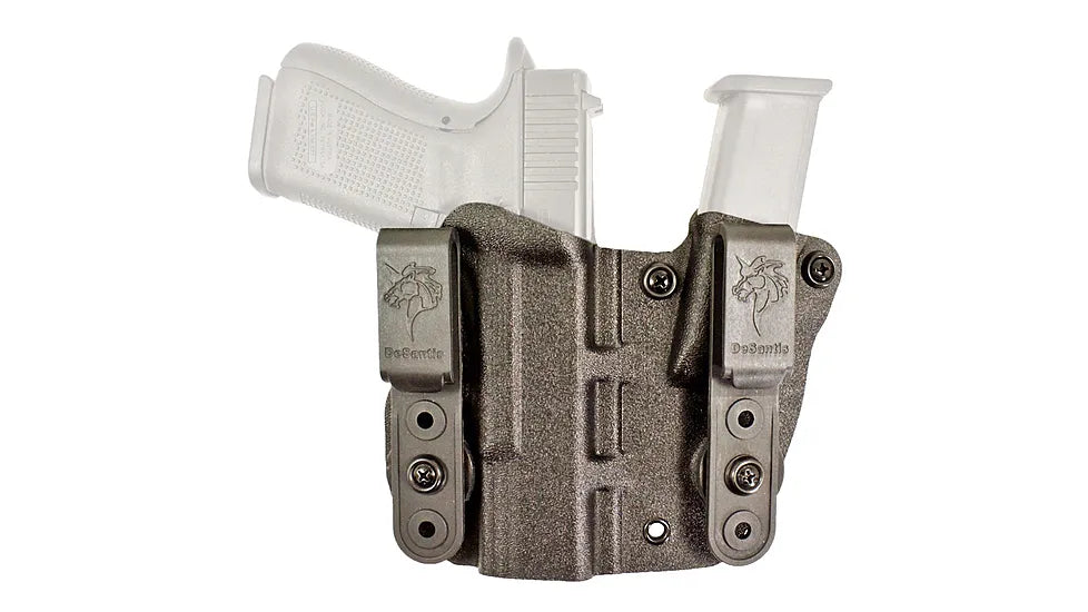 DeSantis Pegasis Hidden Truth Kydex AIWB Holster Left Hand Glock 19/23/32 Gen 4/5 w/Mag Slot Black