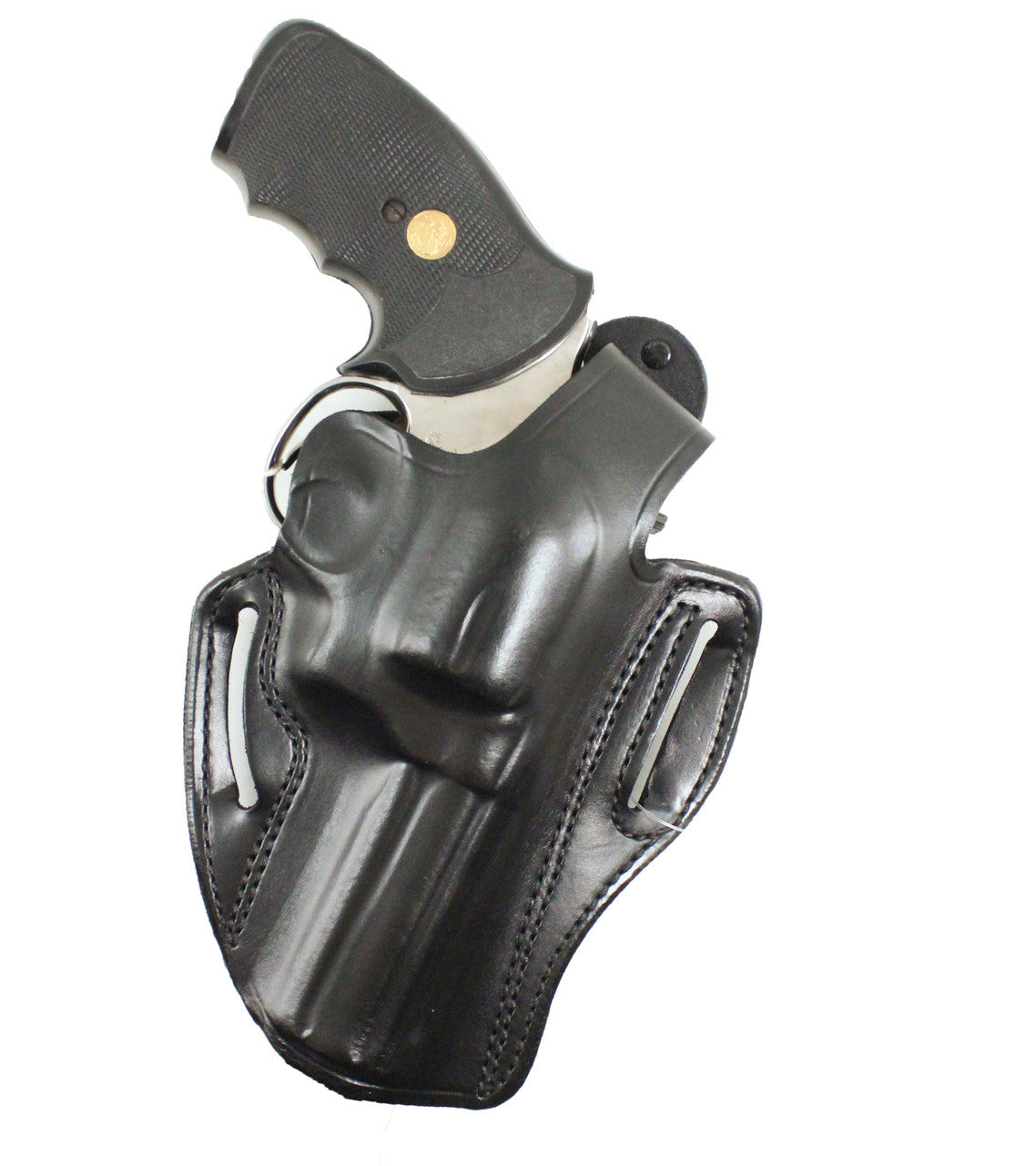 DeSantis Thumb Break Scabbard Left-Hand Black Holster - S&W K Frame 4 Inch