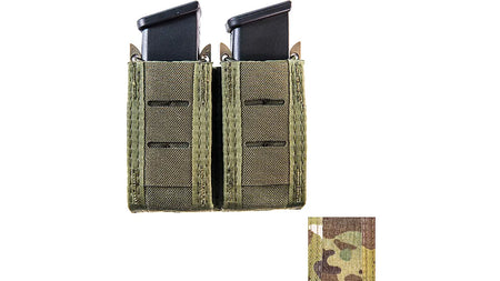 High Speed Gear Double Pistol TACO Duty Pouch Multicam Bungee