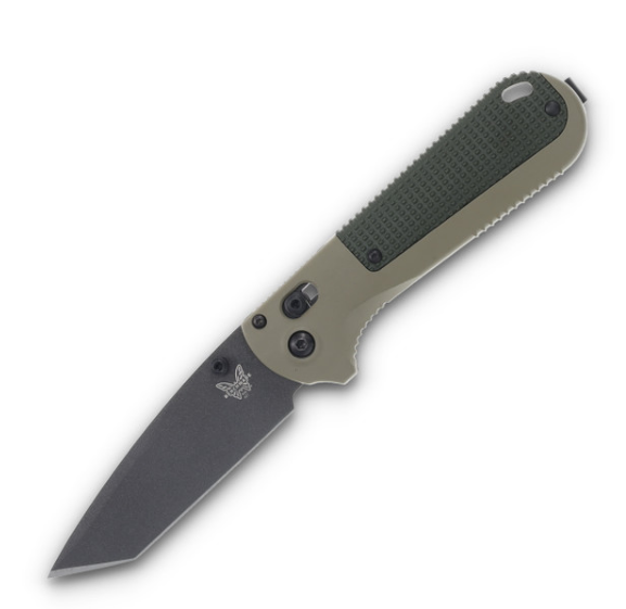 Benchmade 431BK-1 Green Forest Redoubt Tanto Folder AXIS Lock 3.53 In Blade