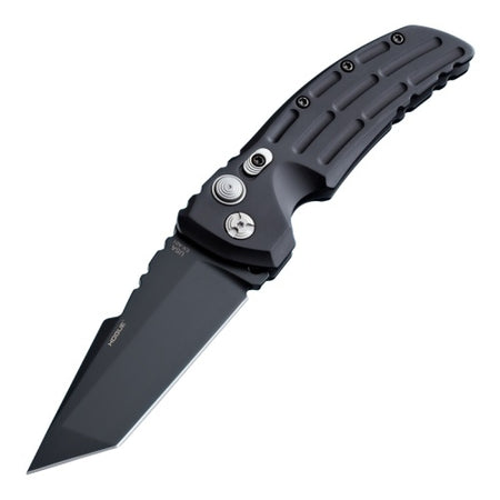 Hogue EX-A01 3.5" Tanto Auto Knife Matte Black Aluminum Frame
