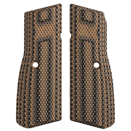 FN High Power G10 Grips in Hyena Brown