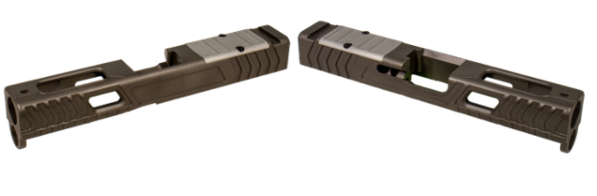 Shark Coast Greasy G43X Black Slide - Shield RMSc Cut