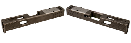 Shark Coast Greasy G19 G3 Black Slide - RMR Optic Cut