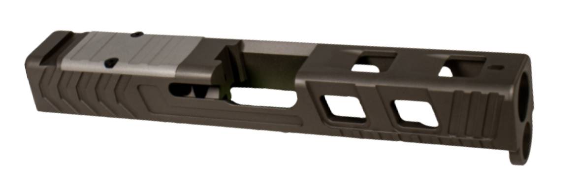 Shark Coast Sarasota II G19 G3 Black Slide - RMR Optic Cut