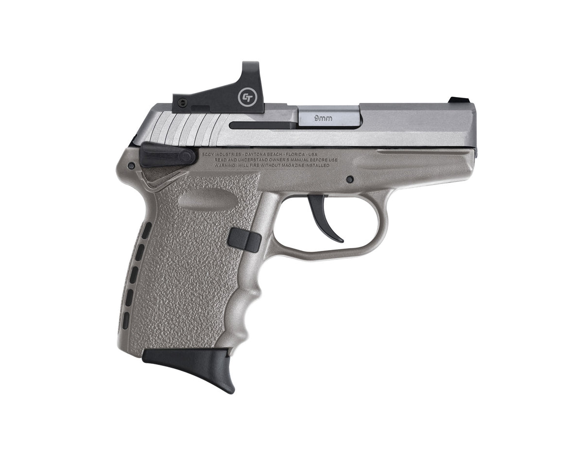 SCCY CPX-1TTRD 9mm Pistol - Titanium/Sniper Gray