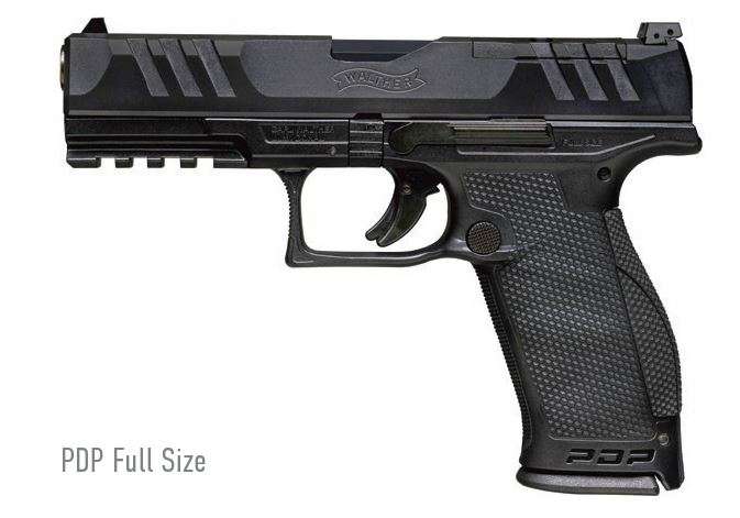 Walther PDP 9mm Full-Size LE Pistol, 4" Barrel, 3x18-Round Magazines