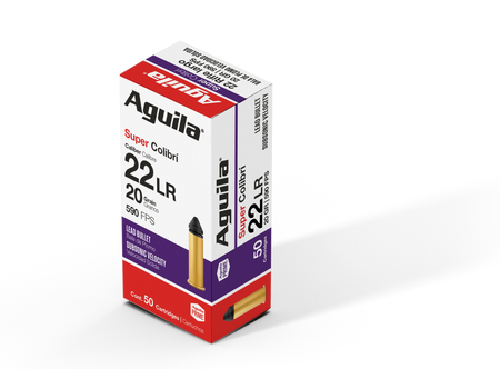 Aguila .22 Long Rifle 1B220339 Super Colibri Subsonic Lead 20 Grain