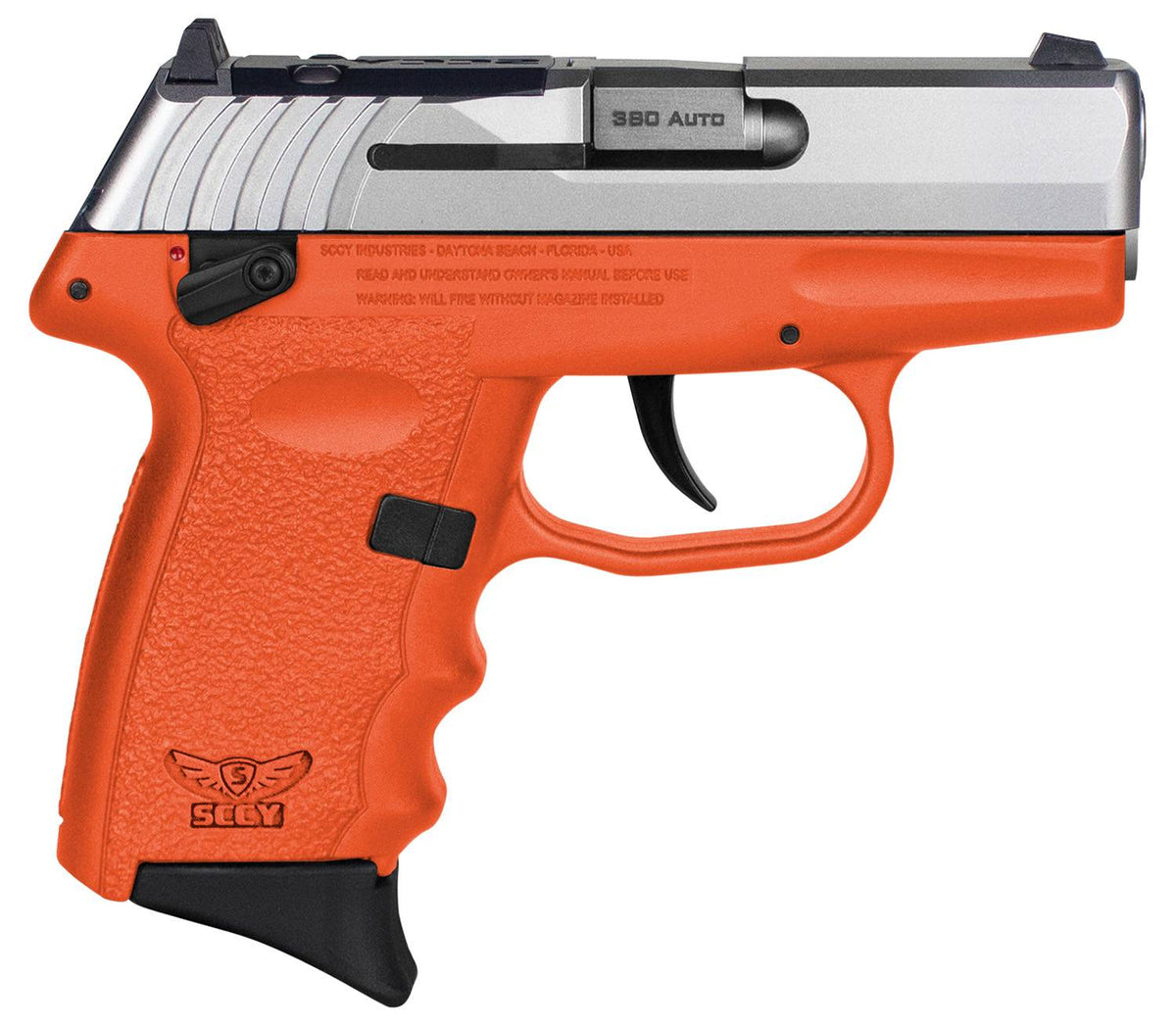 SCCY CPX4TTORRDR 380 PST TT/ORANGE GRP D/S SAFETY