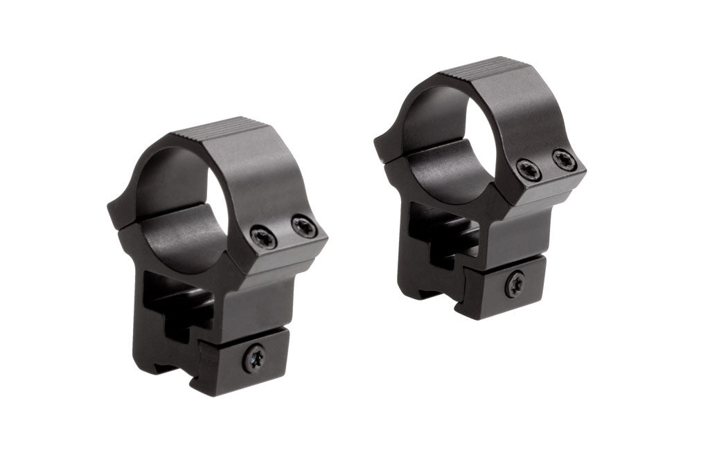 Sun Optics High Sport Rings 1-Inch 3/8" Dovetail .22 Black