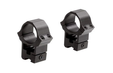 Sun Optics High Sport Rings 1-Inch 3/8" Dovetail .22 Black