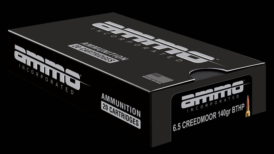 Ammo Inc 6.5mm Creedmoor 65CM140BTHPA20 Match 140 Grain