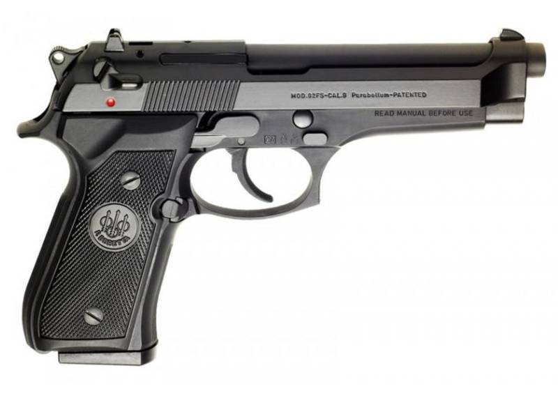 Beretta 92FS 9mm Luger 15-Round 4.9" Barrel, Bruniton Finish, Plastic Grips