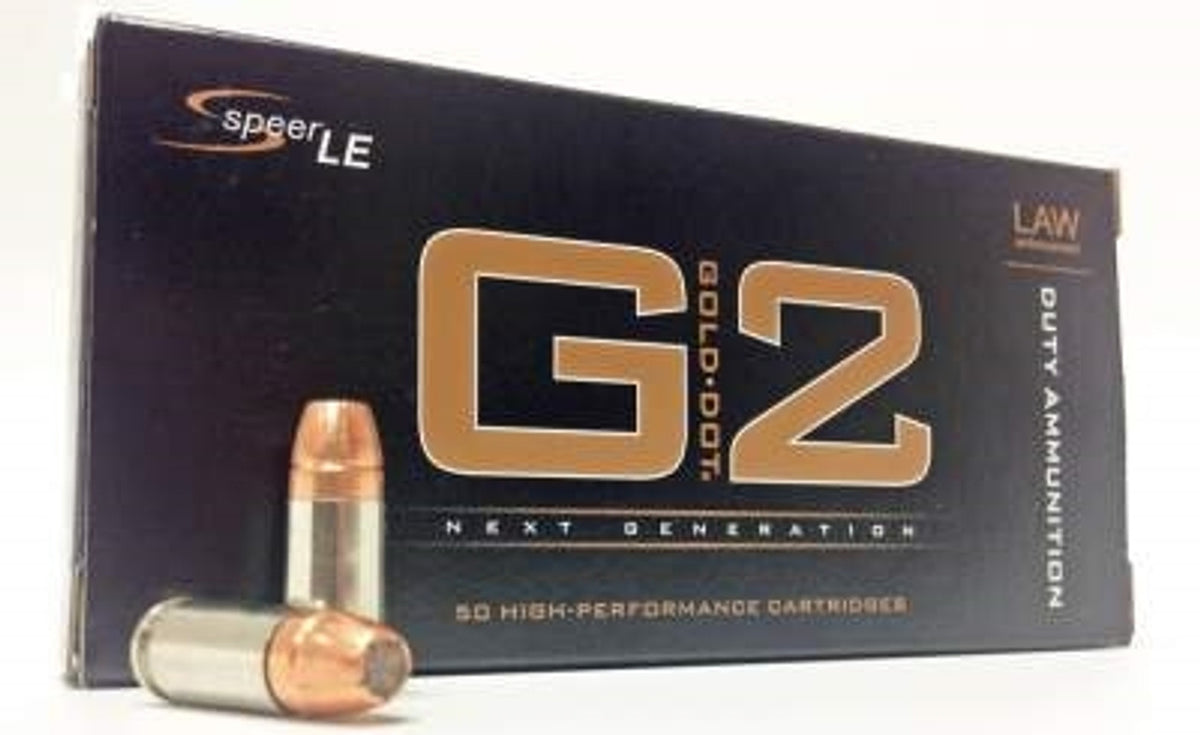 Speer .40 S&W Handgun Ammo Gold Dot LE G2 Jacketed Hollow Point JHP 180 grain 