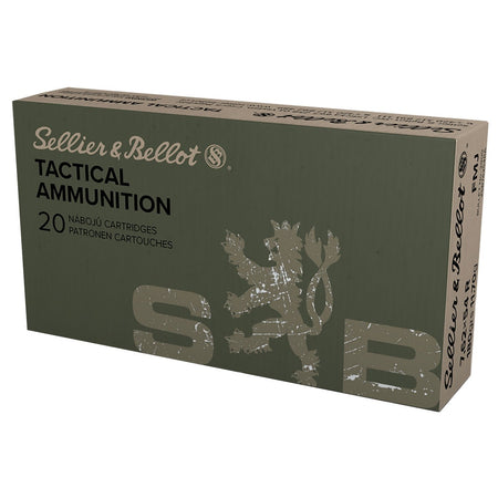 Sellier and Bellot 7.62x54mmR Rifle Ammo SELLIER & BELLOT Full Metal Jacket Target Full Metal Jacket FMJ 180 grain 