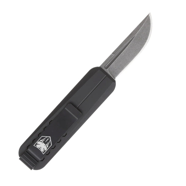 CobraTec CALI 928 Black OTF Knife Drop Point Non-Serrated