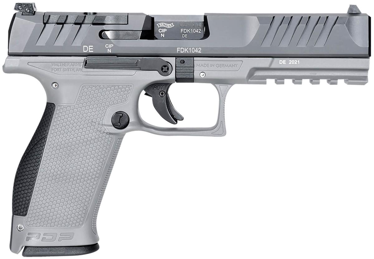 WALTHER PDP 9MM FS 5" PSTL GRY
