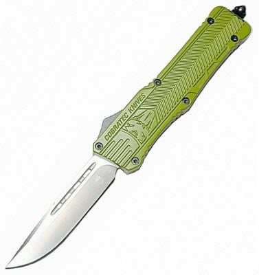 CobraTec Large OTF OD Drop Point Plain Edge Knife