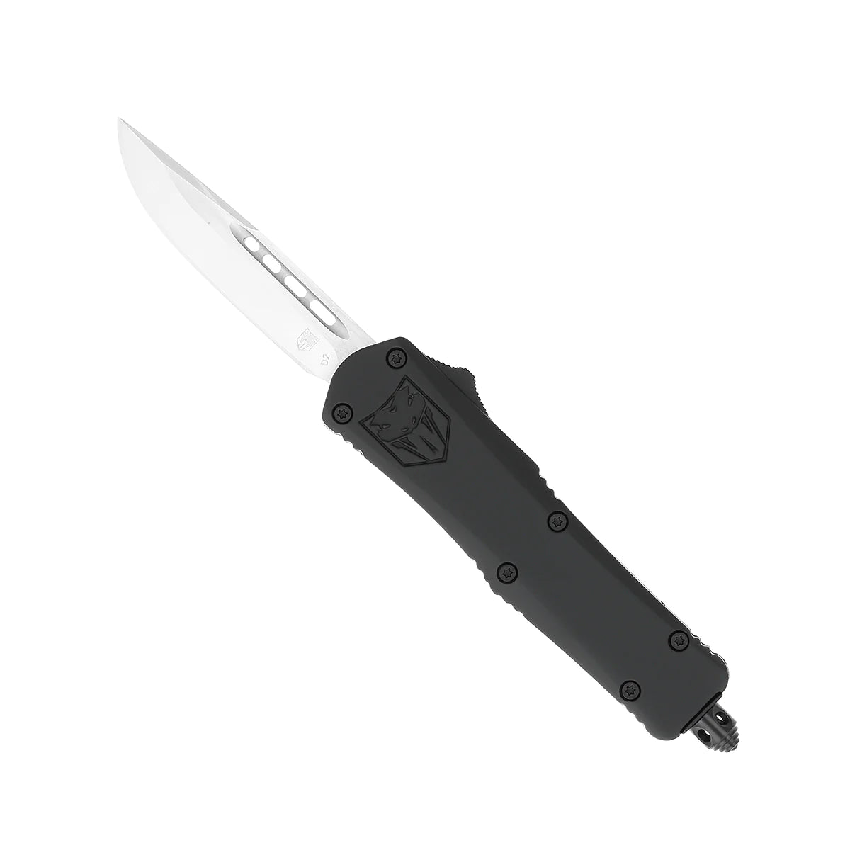 CobraTec SM FS-3 Black Drop Plain Edge OTF Knife