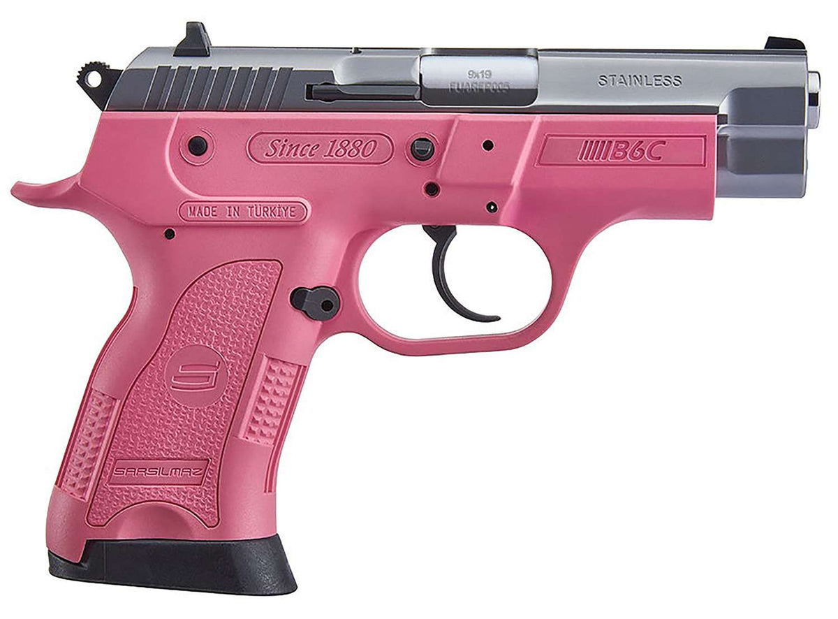 SAR USA Compact 9mm Pistol - Pink, 13-Round