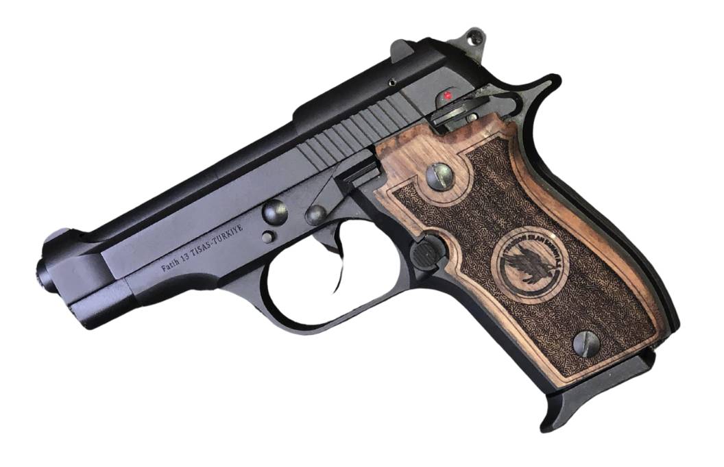 Tisas Faith .380 Pistol, 3.94" Barrel, Reprofiled Frame with Wood Grips