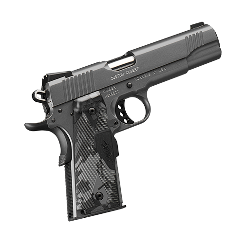 Kimber Custom Covert .45 ACP Pistol, Gray, Night Sights, 7rd Magazine