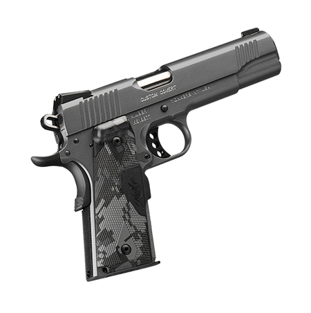 Kimber Custom Covert .45 ACP Pistol, Gray, Night Sights, 7rd Magazine