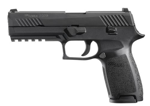 Sig Sauer P320 Full-Size 9mm Black Pistol with Two 17-Round Magazines