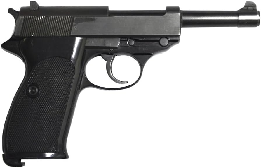 Walther P38 9mm Luger Locked-Breech Pistol, 4.9" Barrel, Good Condition