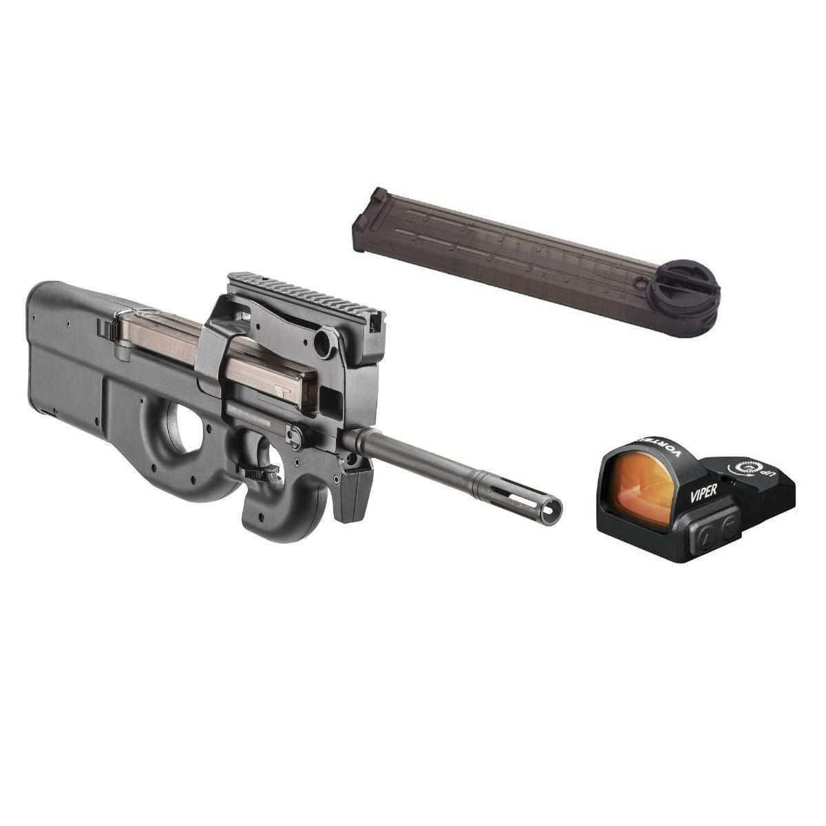 FN PS90 5.7x28mm 16" Carbine Bundle, Black, includes 50rd mag & Vortex Viper Scope