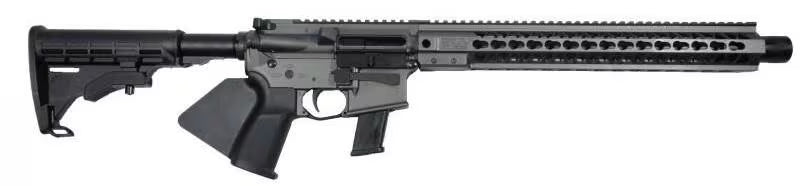 Brigade BRF-15 9mm Rifle - Tungsten Cerakote, 16" Barrel, CA Compliant