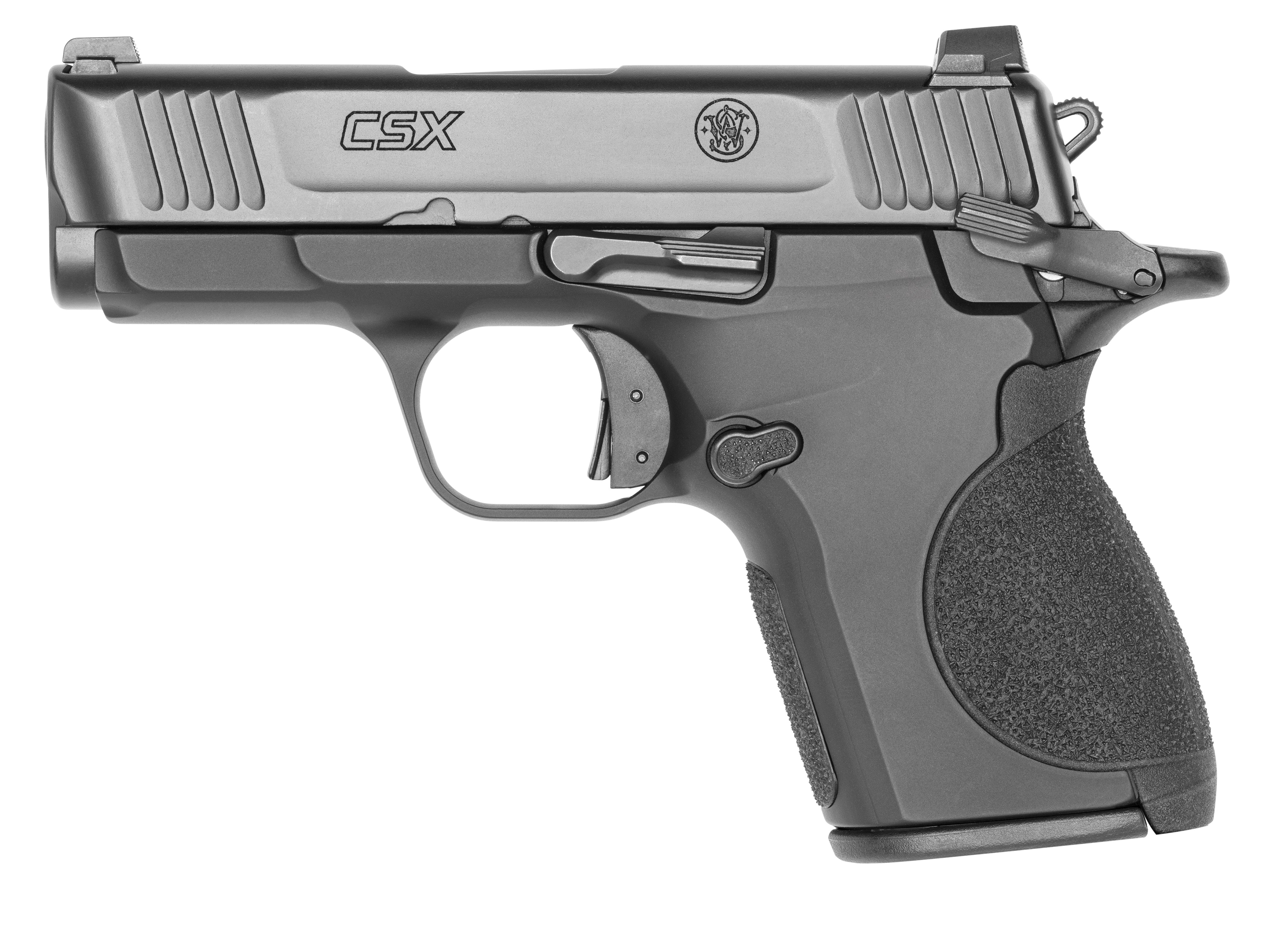 Smith & Wesson CSX 9mm Micro-Compact Pistol, 3.1" Barrel, 10-Round, White Dot Sights, MA Compliant