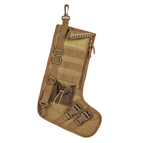 NC Star Tan Tactical Christmas Stocking with Handle 15"x10.5"x6.5"